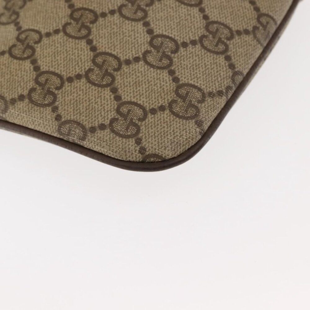 Authentic GUCCI GG Supreme Web Sherry Line Bag PVC Beige Gold 904 02 047 - Picture 4 of 16